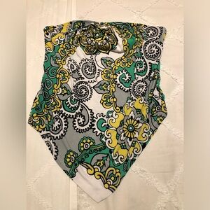 Colorful Printed Strapless Top